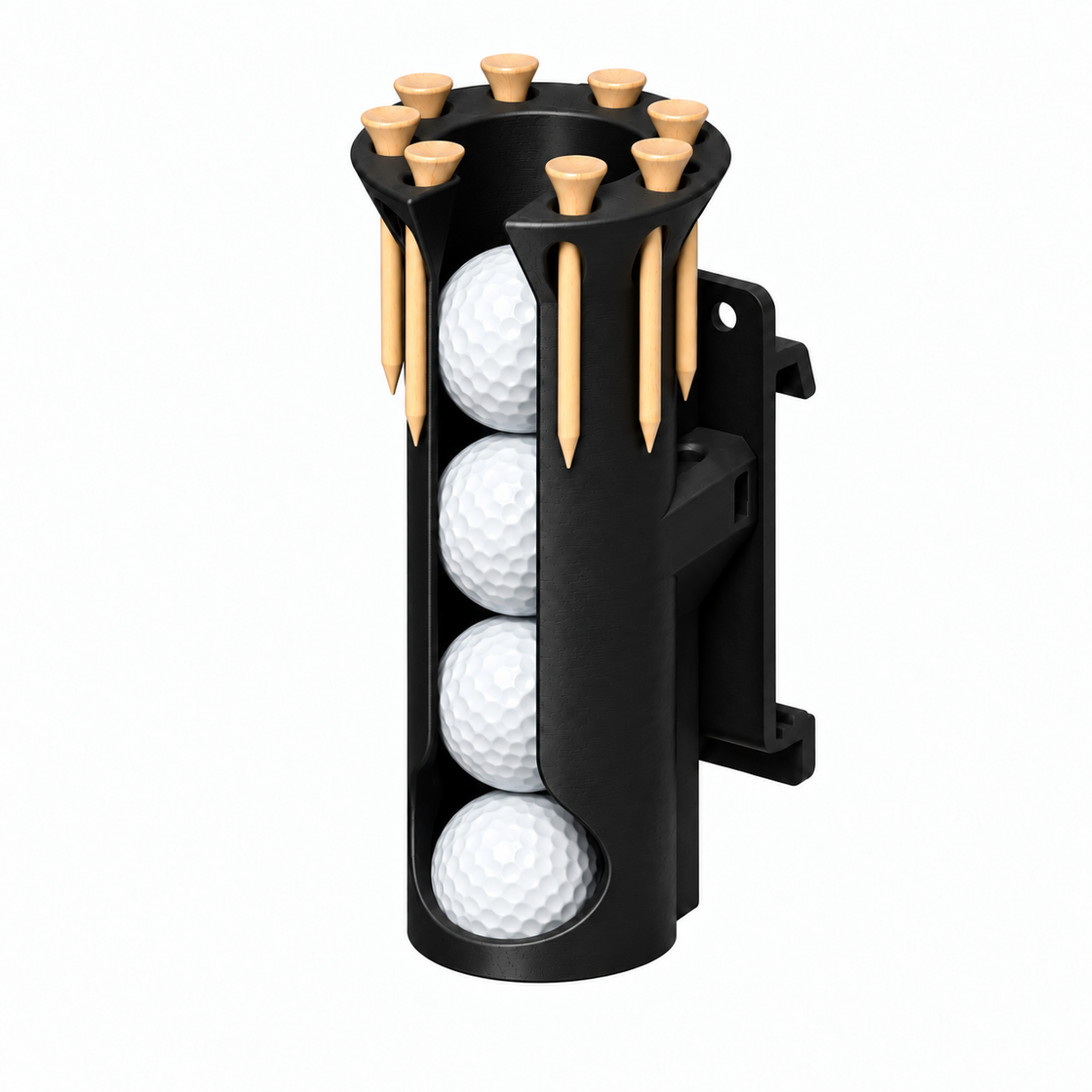 CADDYBAR Ball & Tee Holder in the original angled view